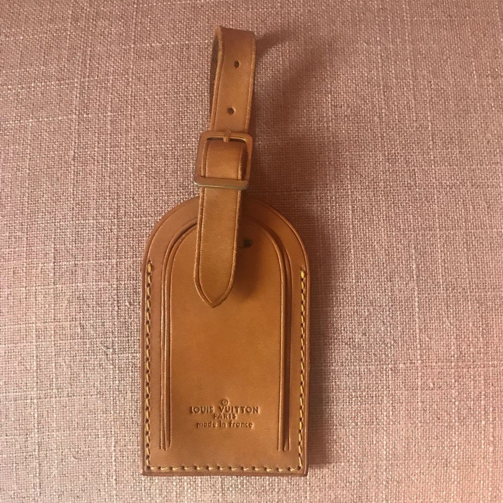 Louis Vuitton Large Vachetta Luggage Tag